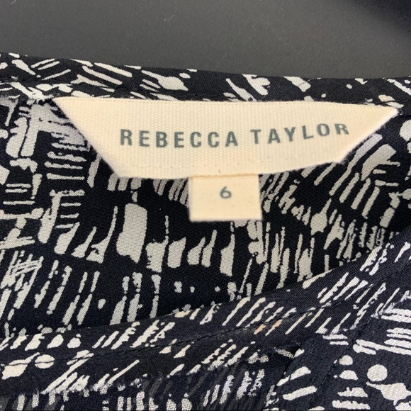 NWOT Rebecca Taylor Silk Etch Charlie Blouse - Picture 7 of 9